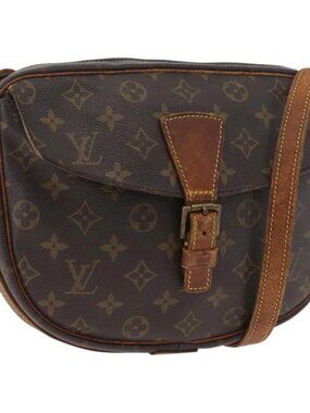 LOUIS VUITTON Monogram Jeune Fille GM Shoulder Bag M51225 LV Auth LNZ985